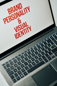 pexels-photo-7661627-7661627 Laptop screen showing text on brand personality and visual identity for marketing strategy.